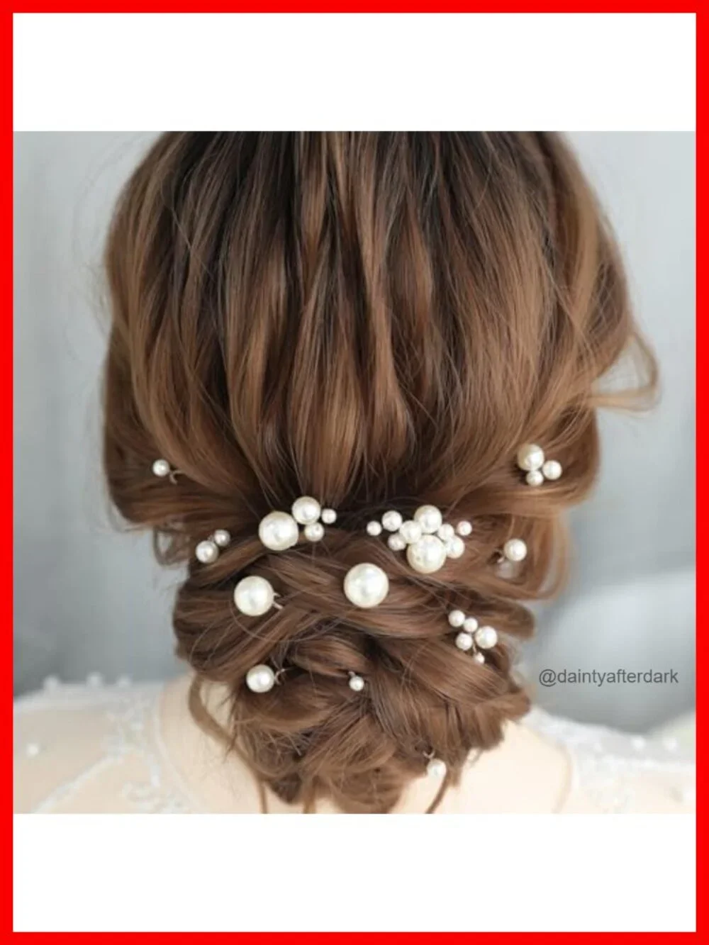 12 Piece Pearl Bridal Hair Pins Handmade Hair Accessories for Weddings